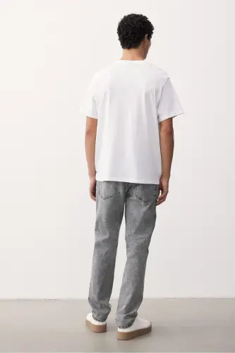 Regular Jeans-Kot grisi - 4