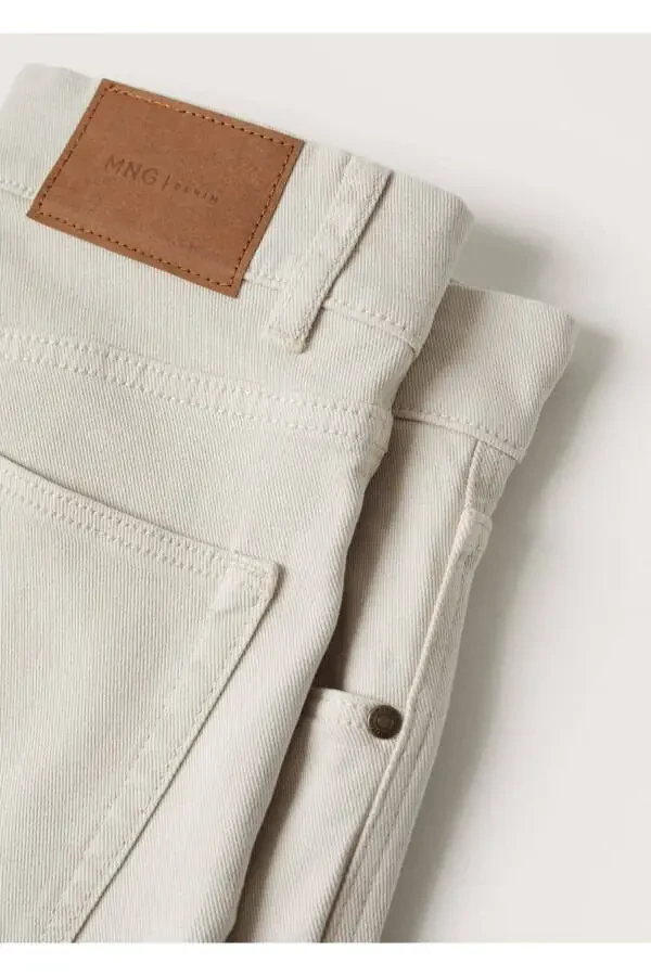 Regular Kesim Pamuklu Pantolon - 4