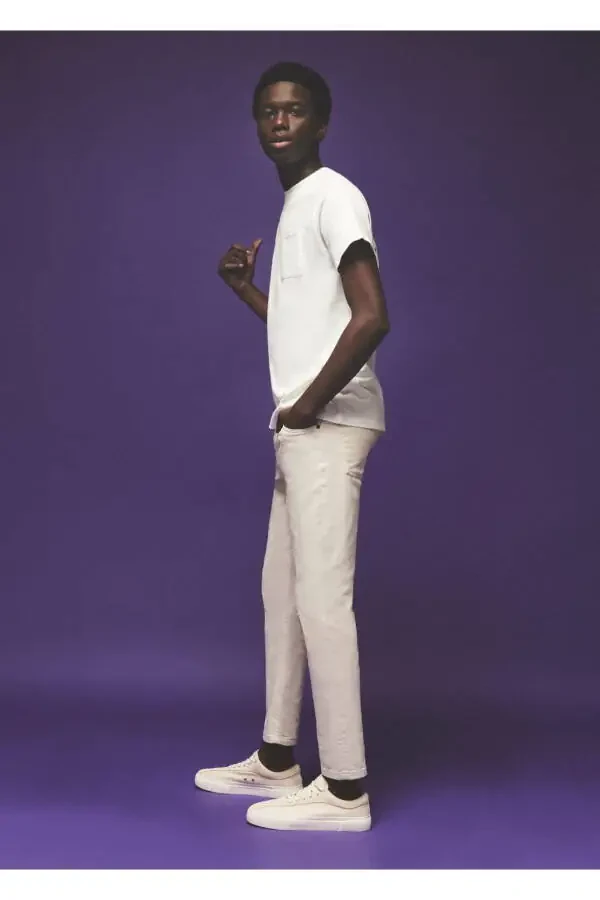 Regular Kesim Pamuklu Pantolon - 6