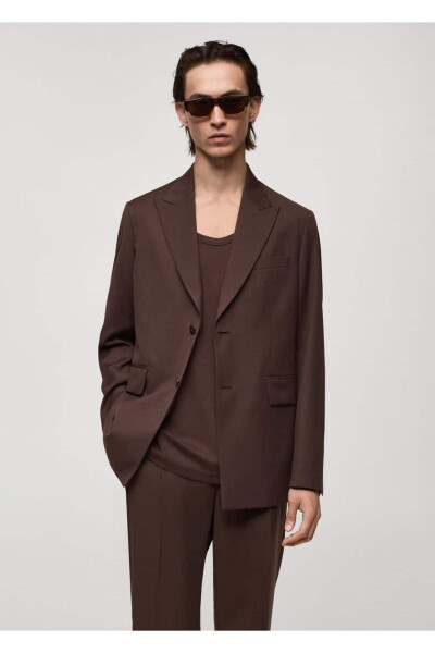 Regular kesimli blazer ceket - 1