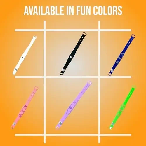 Регулируемый QR-браслет для детей – умный идентификационный браслет безопасности со сканируемым профилем экстренной помощи, водонепроницаемый силиконовый браслет, не GPS, без подписки, для путешествий и школы - 2