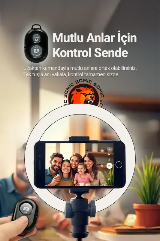 Reing Заполняющий свет светодиодный светодиодный штатив 10 дюймов кольцо Youtuber Tiktok макияжный свет штатив 10 дюймов - 3