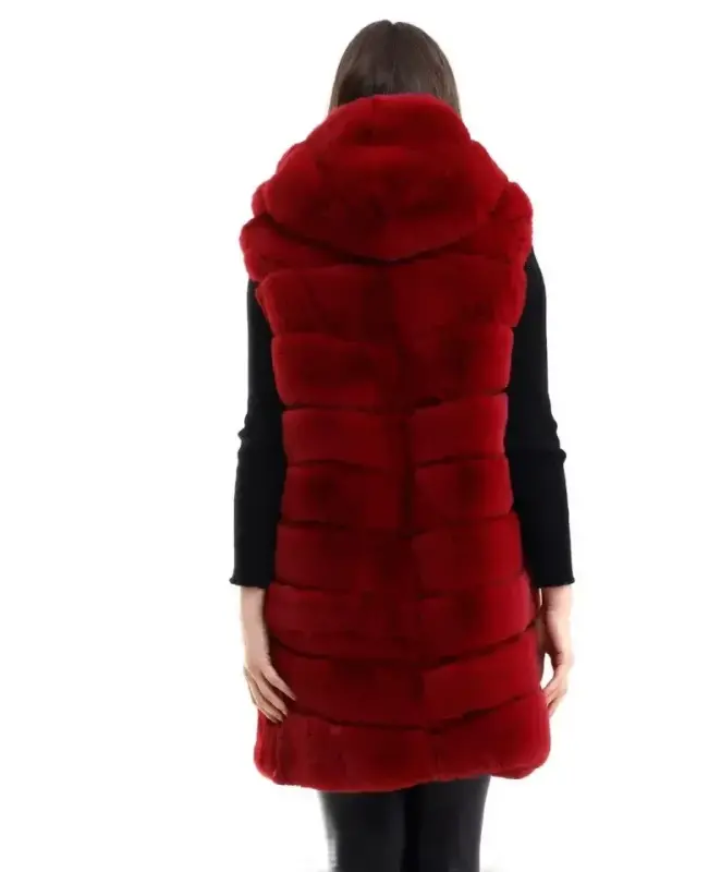 Reks Hooded Vest - Red - 3