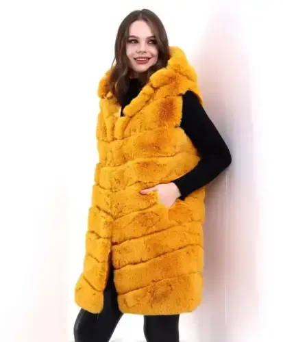 Reks Hooded Vest - Yellow - 4