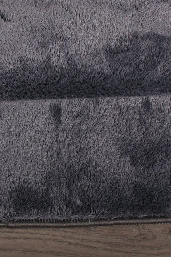Relax Anthracite 80x150 + 50x80 cm. Large Size 2-Piece Bathroom Rug Mat Set Non-Slip Toilet Set - 5
