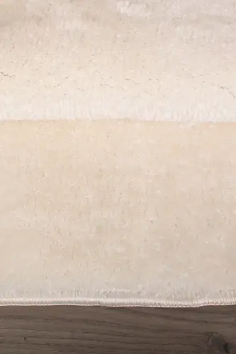 Relax Cream 80x150 + 50x80 cm. Large Size 2-Piece Bathroom Rug Mat Set Non-Slip Toilet Seat Cover-Cream - 5