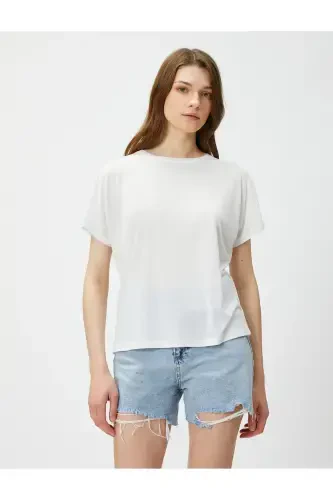 Relax Fit Футболка С Круглым Вырезом - 3