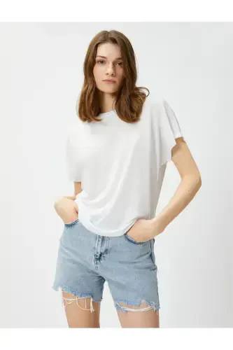 Relax Fit футболkа Velosiped Yoqasi - 1