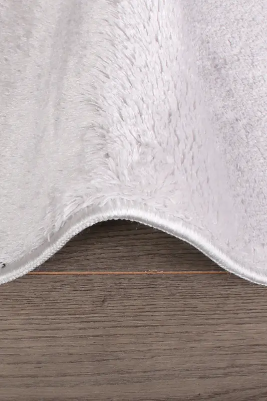Relax Gray 80x150 + 50x80 cm Large Size 2-Piece Bathroom Rug Mat Set Non-Slip Toilet Set-Gray - 3