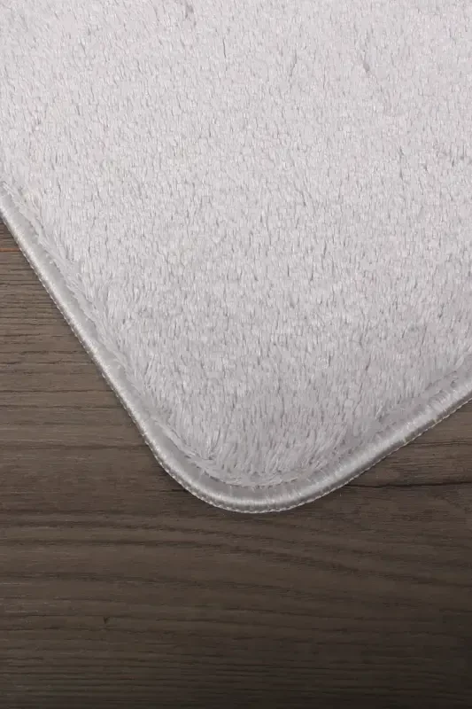 Relax Gri 80x150 + 50x80 см. Большой Размер 2шт Комплект Ковриков для Ванной Комнаты Нескользящий Комплект Ковриков для Туалета-Серый - 2