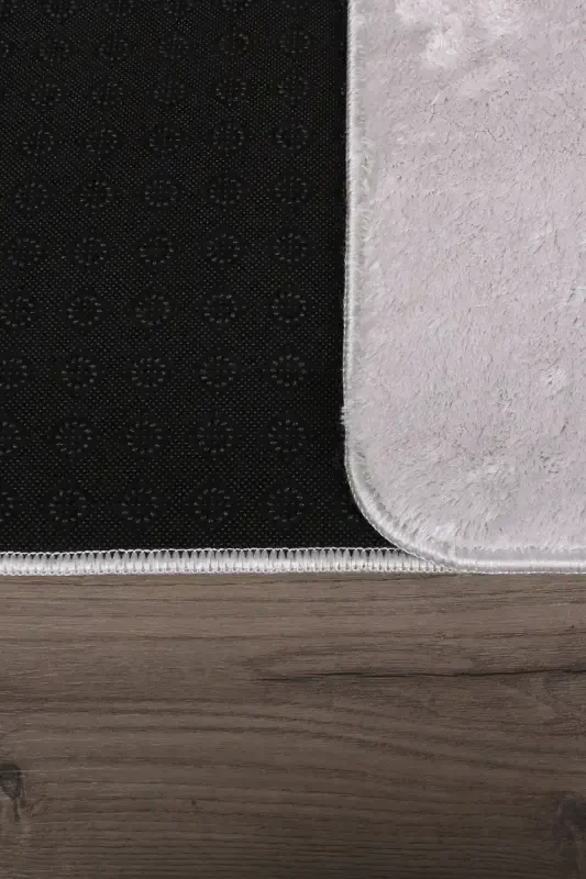 Relax Gri 80x150 + 50x80 см. Большой Размер 2шт Комплект Ковриков для Ванной Комнаты Нескользящий Комплект Ковриков для Туалета-Серый - 4