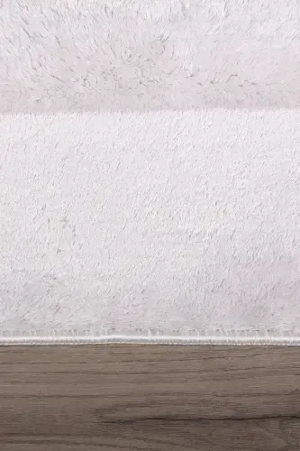 Relax Gri 80x150 + 50x80 sm. Katta o'lchamli 2 dona hammom gilamchasi to'plami, sirpanmaydigan hojatxona to'plami - Kulrang - 5