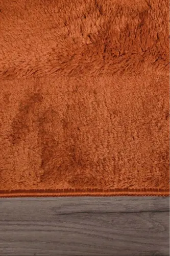 Relax Kahve 80x150 + 50x80 cm. Büyük Boy 2'li Banyo Halısı Paspası Seti Kaymaz Klozet Takımı - Kahverengi - 5