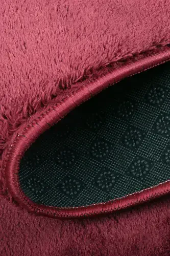 Relax Мюрдюм Saçaklı Leke Tutmaz Kaymaz Taban Yıkanabilir Yolluk Tüylü Peluş Modern Mutfak Halısı-Мюрдюм - 3