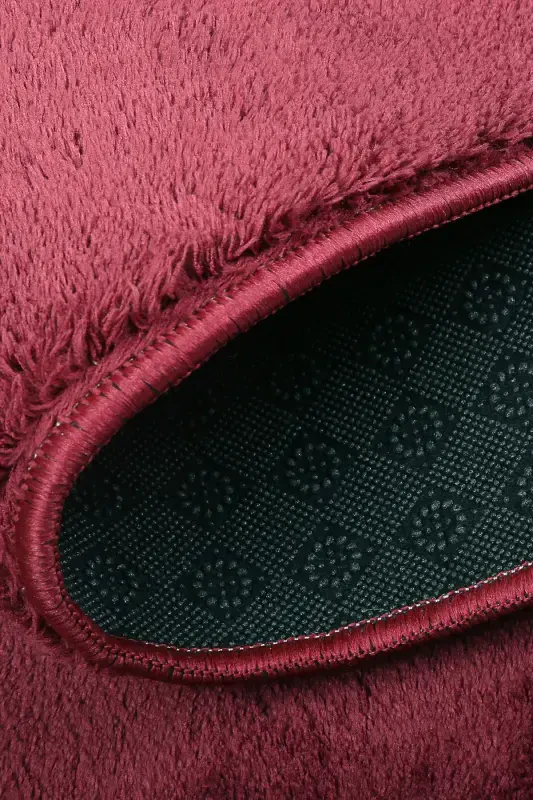 Relax Мюрдюм Saçaklı Leke Tutmaz Kaymaz Taban Yıkanabilir Yolluk Tüylü Peluş Modern Mutfak Halısı-Мюрдюм - 3