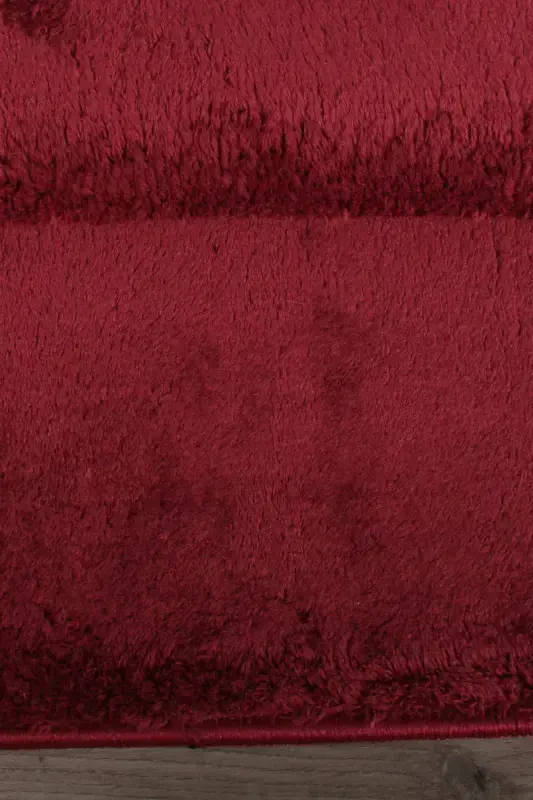 Relax Mürdüm 80x150 + 50x80 cm. Большой Размер 2'li Banyo Halısı Paspası Seti Kaymaz Klozet Takımı-Mürdüm - 5