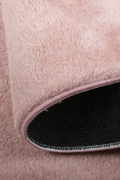 Relax Powder Tassel Stain-Resistant Non-Slip Base Washable Rug Long-Pile Plush Post-Modern Carpet - 3