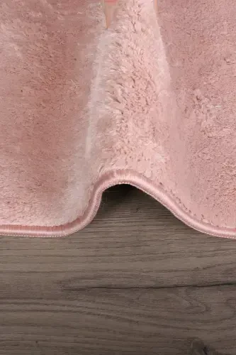 Relax Пудра 80x150 + 50x80 см. Большой Размер 2шт Набор Ковриков для Ванной Комнаты Нескользящий Комплект для Туалета-Пудра - 3