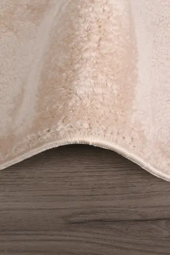 Relax Vizon 80x150 + 50x80 cm. Büyük Boy 2'li Banyo Halısı Paspası Seti Kaymaz Klozet Takımı-Vizon - 3