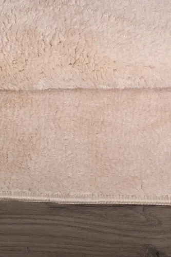 Relax Vizon 80x150 + 50x80 cm. Büyük Boy 2'li Banyo Halısı Paspası Seti Kaymaz Klozet Takımı-Vizon - 5