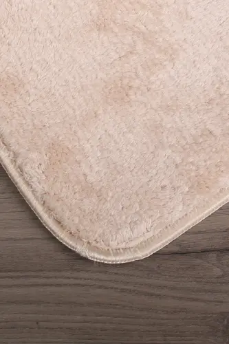 Relax Vizon 80x150 + 50x80 sm. Katta o'lchamli 2 dona hammom gilamchasi to'plami, sirpanmaydigan unitaz garnituri - Vizon - 2