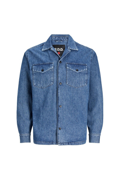 Relaxed Blue Men's Denim Shirt - JACK & JONES (1)