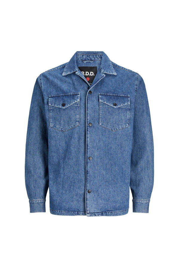 Relaxed Blue Men's Denim Shirt - 2