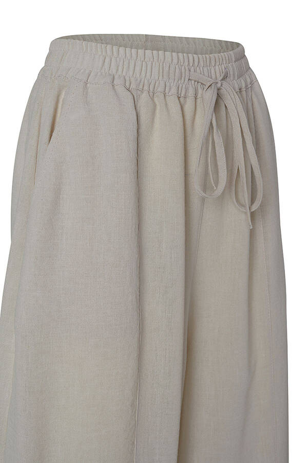 Relaxed Fit Basic Trousers-Stone - 2