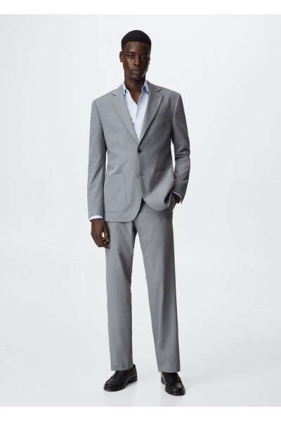 Relaxed Fit Blazer Jacket - MANGO MAN (1)