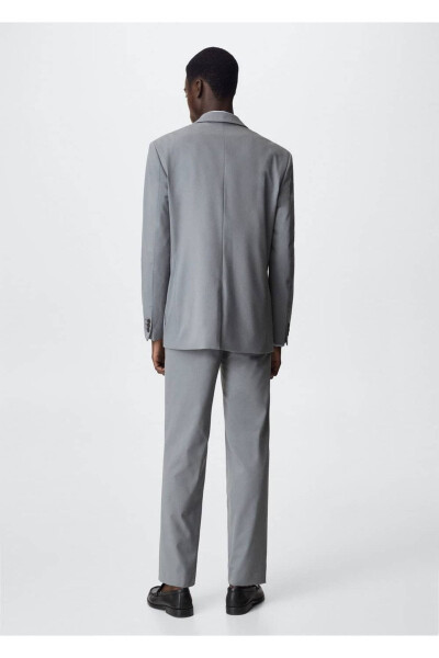 Relaxed Fit Blazer Jacket - 4