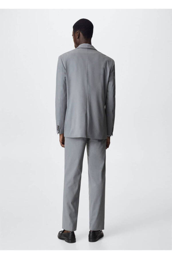 Relaxed Fit Blazer Jacket - 4