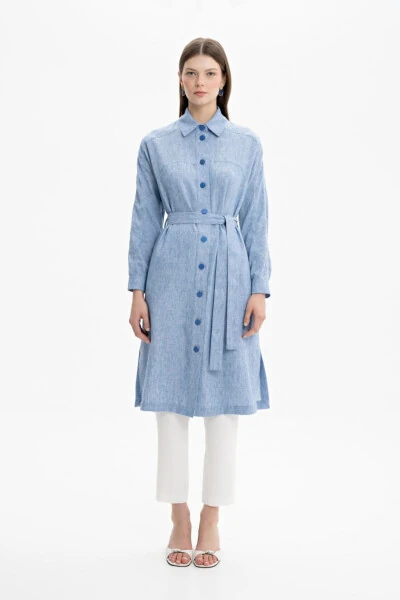 Relaxed Fit Button Detailed Coat - 2