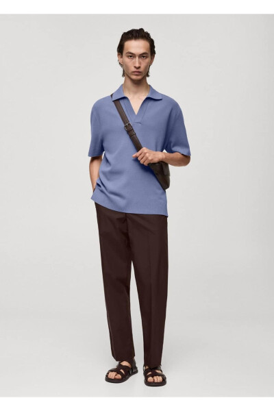 Relaxed fit cotton polo shirt - MANGO MAN (1)