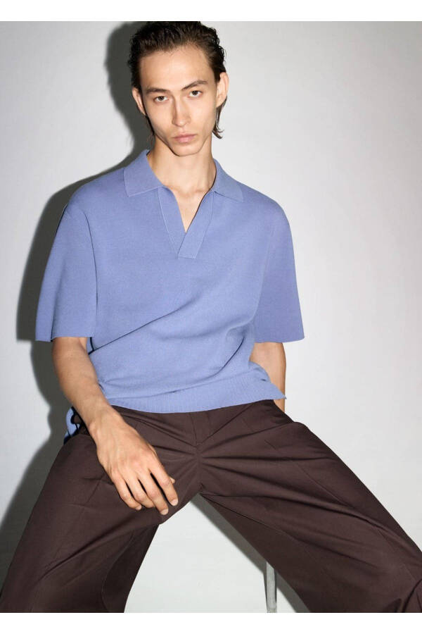 Relaxed fit cotton polo shirt - 5