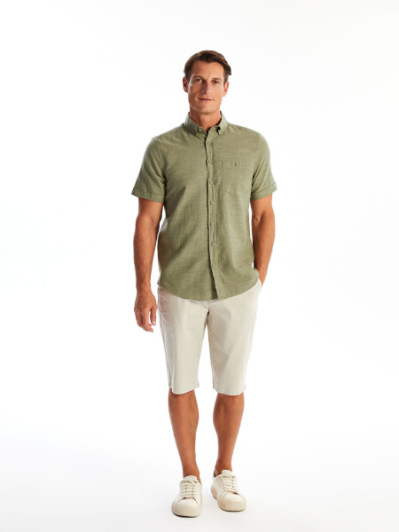 Relaxed Fit Men's Bermuda Shorts-Beige - LC WAIKIKI