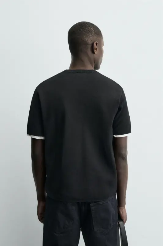 RELAXED FIT O'RMA T-SHIRT - Qora - 6