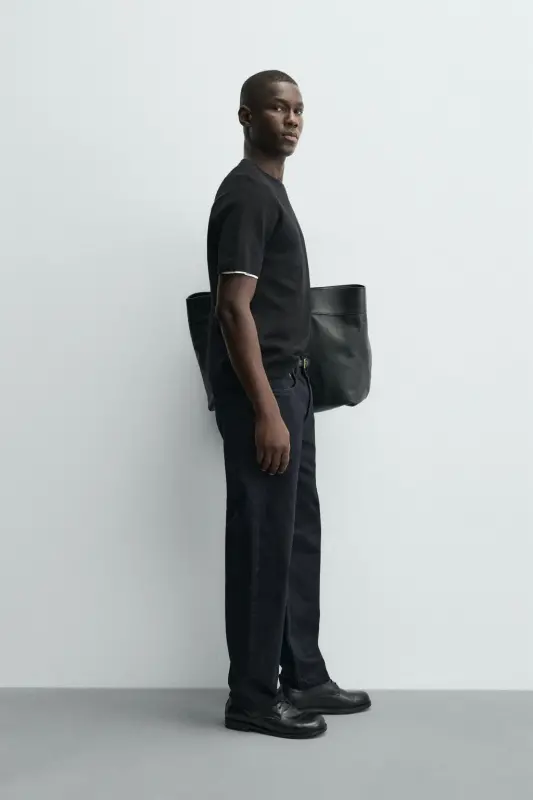 RELAXED FIT O'RMA T-SHIRT - Qora - 7