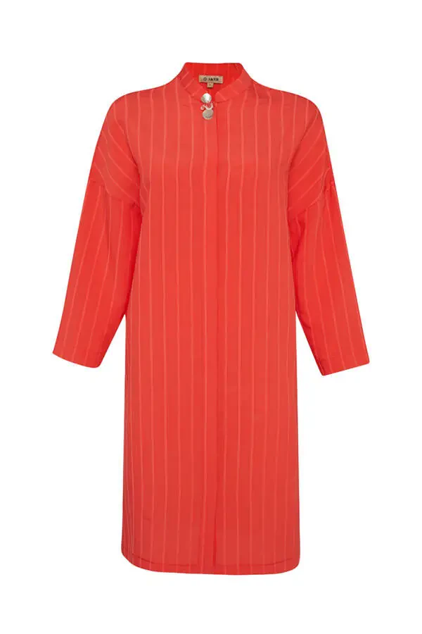 Relaxed Fit Striped Tunic - 1