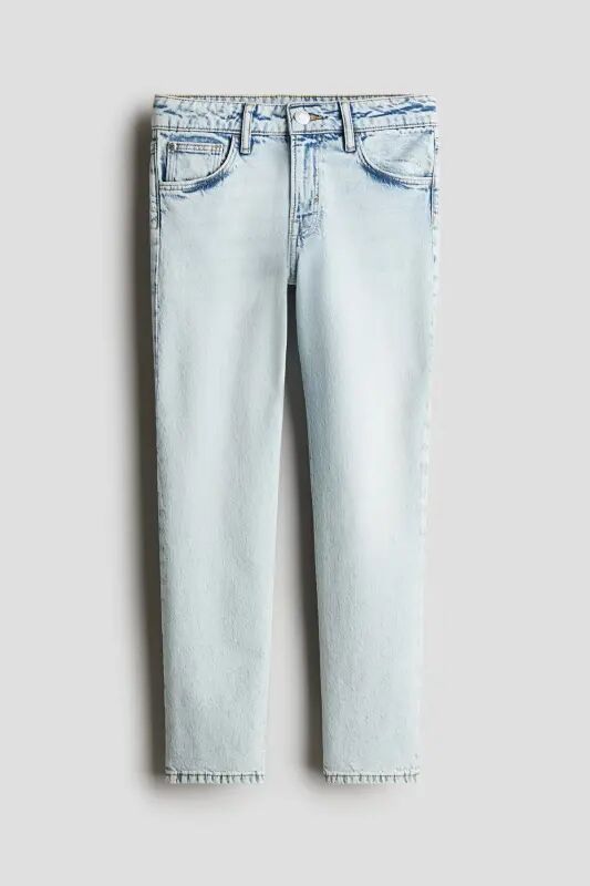 Relaxed Tapered Fit Jeans - Açık kot mavisi - H&M