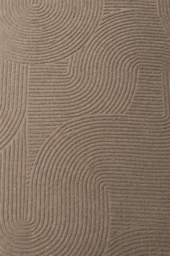 Рельефный Круглый Вязаный С Бахромой Joy Коврик С Нескользящим Основанием Дорожка Килим ВИЗОН - vizonxxx1 - 3