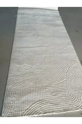 Relief Joy Cream Non-Slip Base Cut Rug Runner - MERINOS (1)