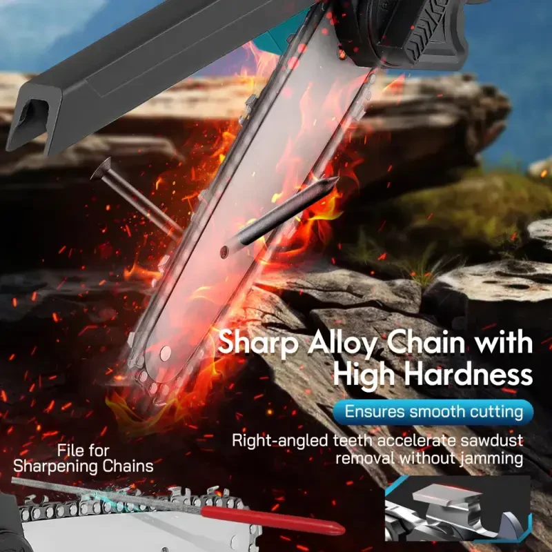 RELOIVE 2-in-1 Cordless Pole Saw & 6