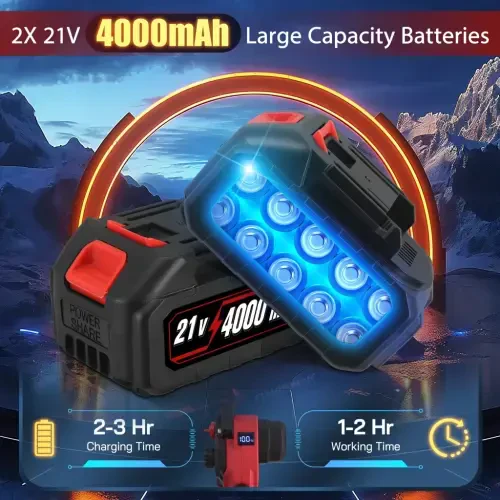 RELOIVE 2-in-1 Cordless Pole Saw & 6