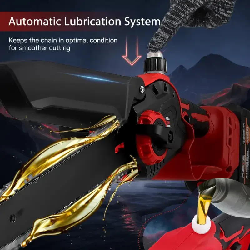 RELOIVE 2-IN-1 Cordless Pole Saw & 6