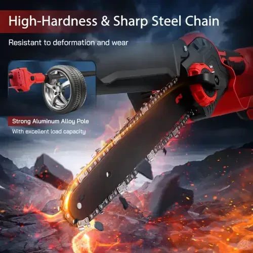 RELOIVE 2-IN-1 Cordless Pole Saw & 6