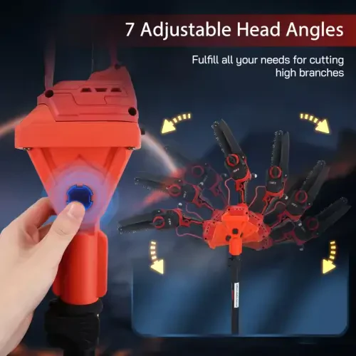 RELOIVE 2-IN-1 Cordless Pole Saw & 6