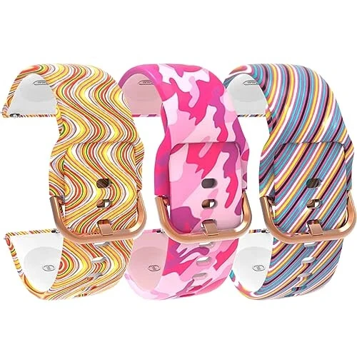 Ремешок для Amazfit Bip 6, узорный, дышащий, силиконовый, водонепроницаемый, браслет, аксессуары для умных часов, сменные ремешки. - Chofit