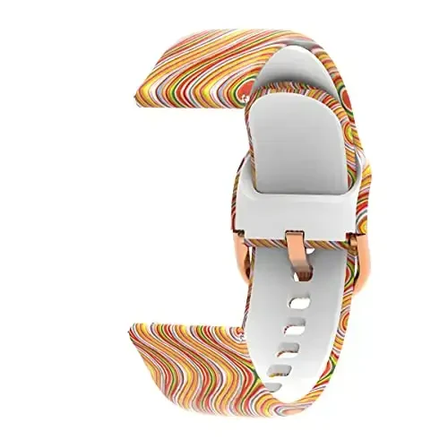 Ремешок для Amazfit Bip 6, узорный, дышащий, силиконовый, водонепроницаемый, браслет, аксессуары для умных часов, сменные ремешки. - 7