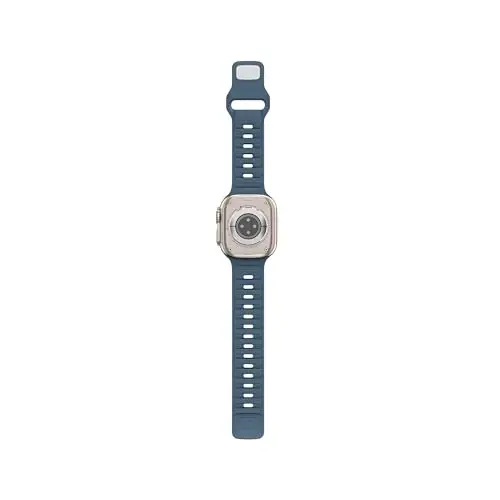 Ремешок DONEGANI UC2 для Apple Watch женский мужской SE Ultra 2 40 мм 44 мм 46 мм 42 мм 45 мм 41 мм 38 мм 49 мм Серия 11 10 9 8 7 6 5 4 3 Спортивный ремешок iWatch силиконовый, темно-синий/белый - 6