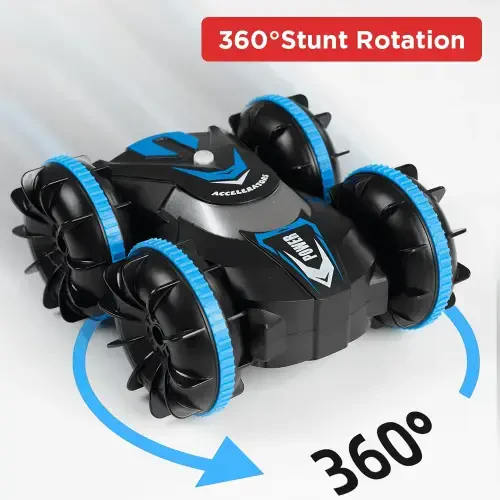 Remote Control Car, Racing Stunt Car with Waterproof, Toys for Kids Boy Ages 8-12, Gifts for Boys - 4